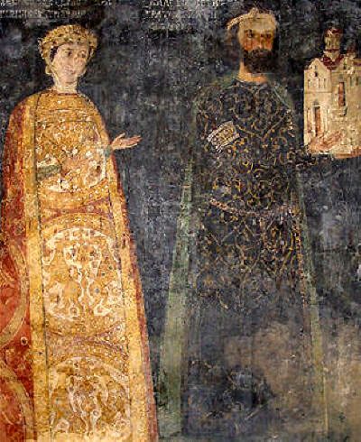Калоян и Десислава, стенопис в Боянската църква