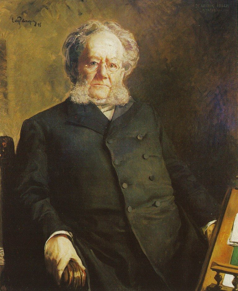 Хенрик Ибсен, портрет от Ейлиф Петершен